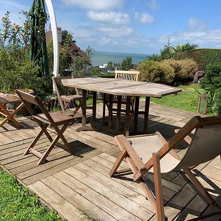 Grand Rez De Jardin-Terrasse Avec Vue Sur La Mer - 2 Chambres 布伦维尔索梅 外观 照片